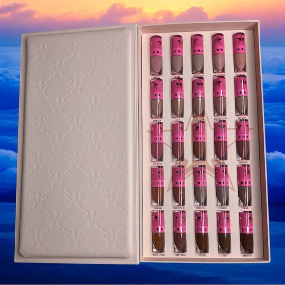 Jeffree Star Cosmetics Nude Liquid Lipstick Lip Vault 20 Mini Nude Lipsticks - Picture 5 of 13